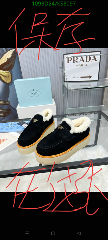 sell online YUPOO-Prada high quality fake women's shoes Code: KS8097