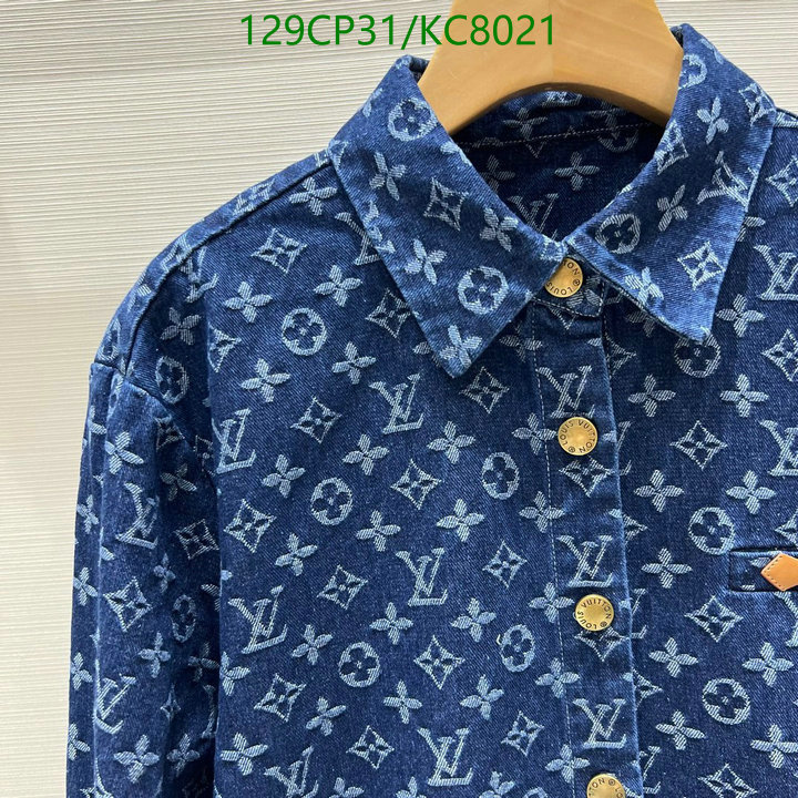 mirror quality YUPOO-Louis Vuitton Best High Replica Clothing LV Code: KC8021