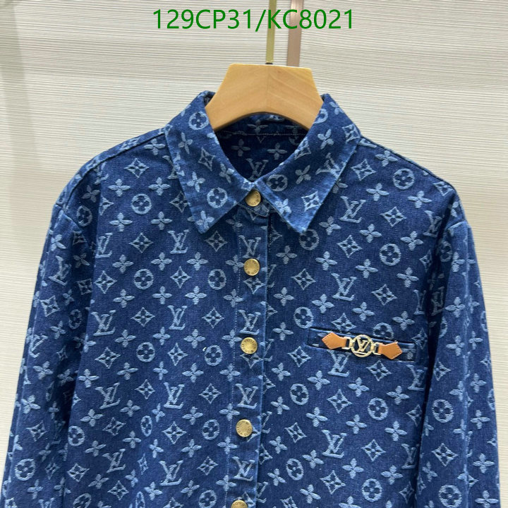 mirror quality YUPOO-Louis Vuitton Best High Replica Clothing LV Code: KC8021