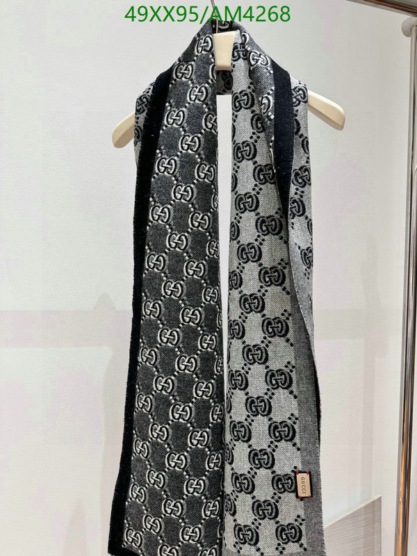 wholesale 2024 replica YUPOO-1:1 Replica Gucci Scarf Code: AM4268