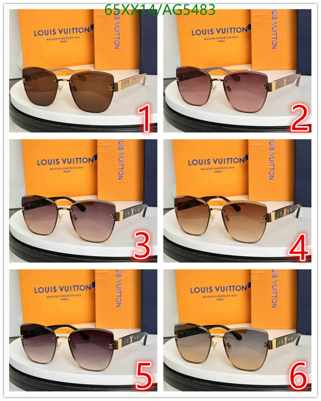 buy luxury 2024 YUPOO-Louis Vuitton ​high quality fake fashion glasses Code: AG5483