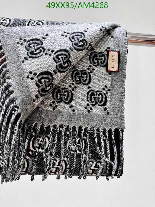 wholesale 2024 replica YUPOO-1:1 Replica Gucci Scarf Code: AM4268