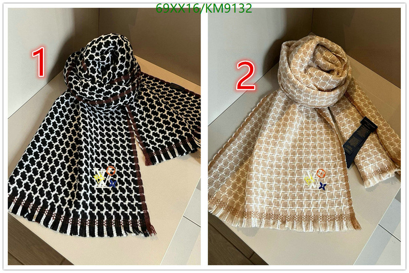 buy cheap replica YUPOO-Louis Vuitton Fake Fashion scarf LV Code: KM9132