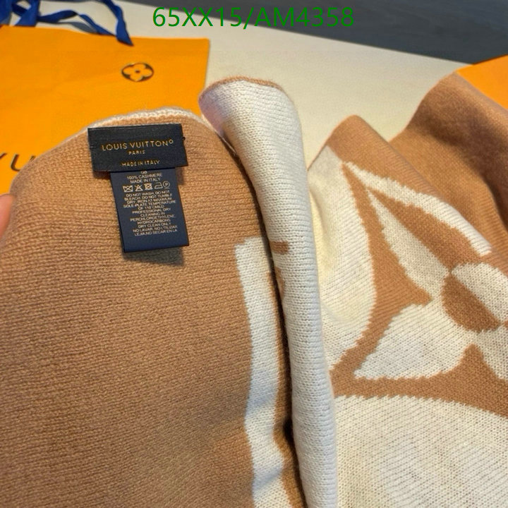 top quality website YUPOO-Louis Vuitton 1:1 Fake scarf LV Code: AM4358