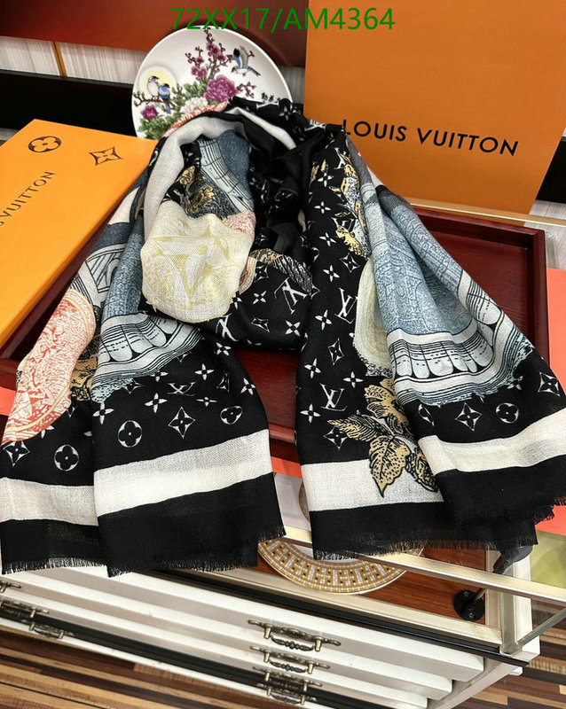 online sale YUPOO-Louis Vuitton 1:1 Fake scarf LV Code: AM4364