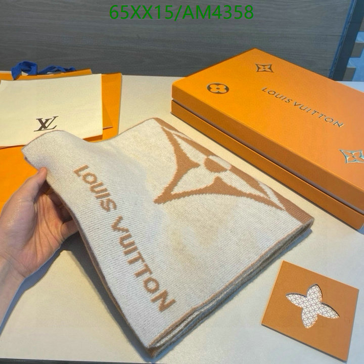 top quality website YUPOO-Louis Vuitton 1:1 Fake scarf LV Code: AM4358