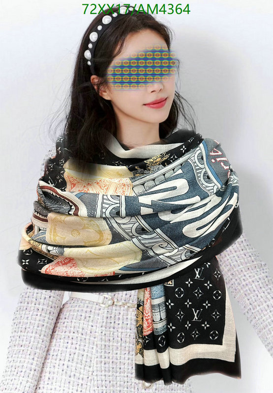 online sale YUPOO-Louis Vuitton 1:1 Fake scarf LV Code: AM4364