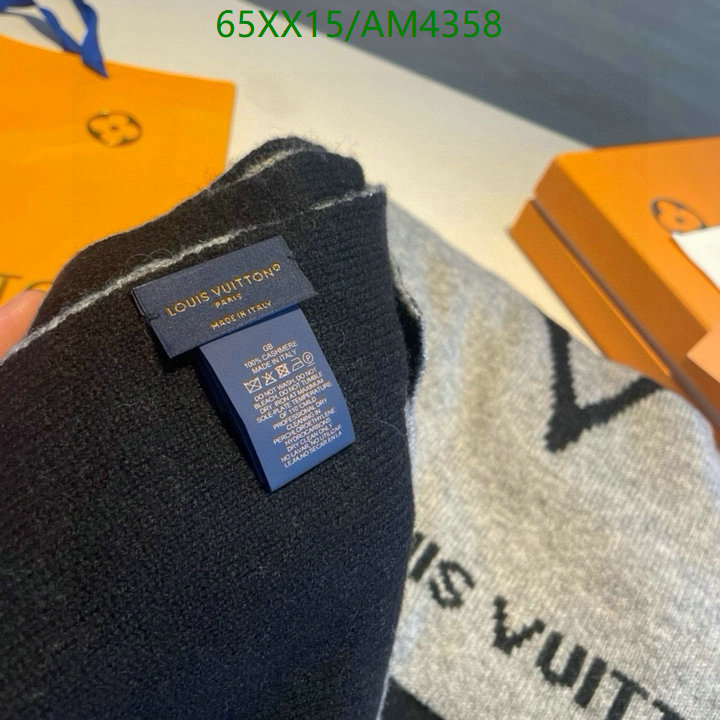 top quality website YUPOO-Louis Vuitton 1:1 Fake scarf LV Code: AM4358