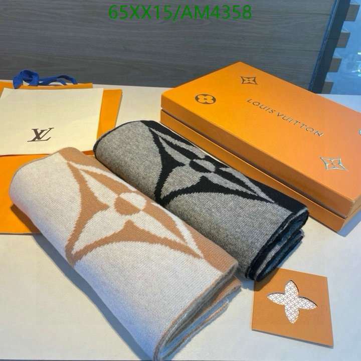 top quality website YUPOO-Louis Vuitton 1:1 Fake scarf LV Code: AM4358