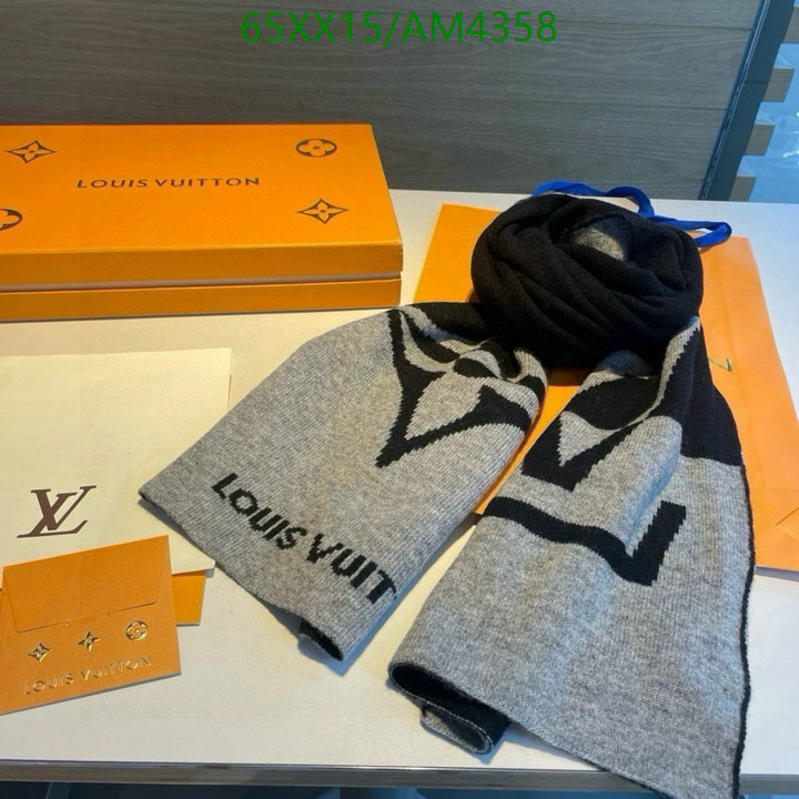 top quality website YUPOO-Louis Vuitton 1:1 Fake scarf LV Code: AM4358