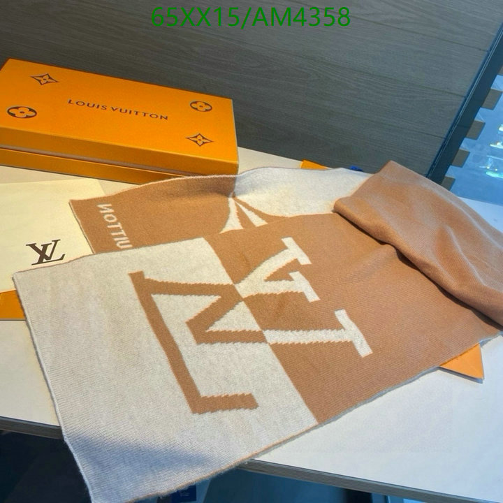 top quality website YUPOO-Louis Vuitton 1:1 Fake scarf LV Code: AM4358