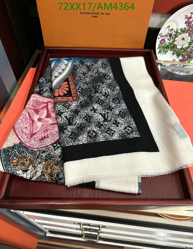 online sale YUPOO-Louis Vuitton 1:1 Fake scarf LV Code: AM4364