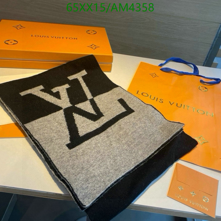 top quality website YUPOO-Louis Vuitton 1:1 Fake scarf LV Code: AM4358