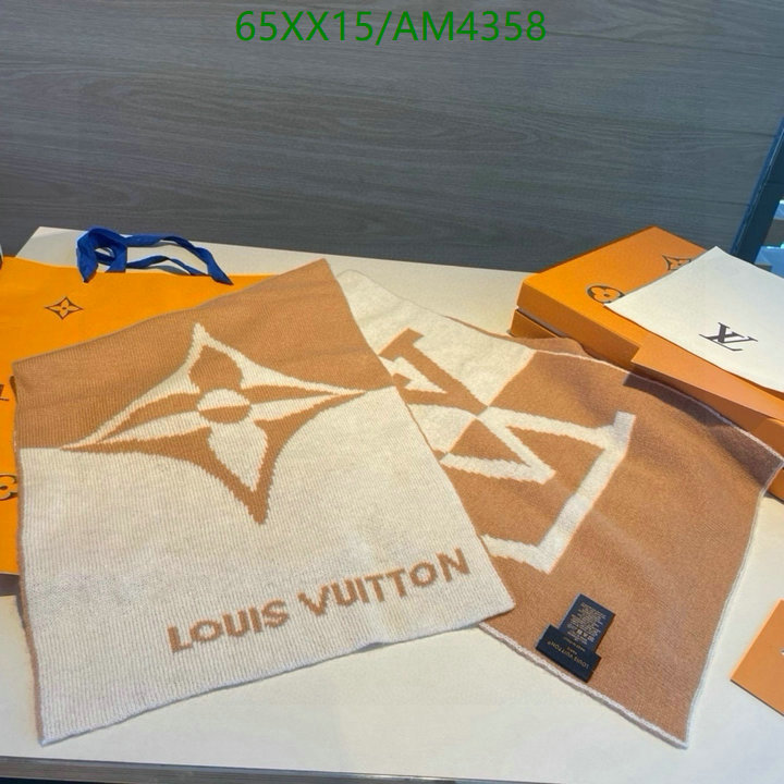 top quality website YUPOO-Louis Vuitton 1:1 Fake scarf LV Code: AM4358