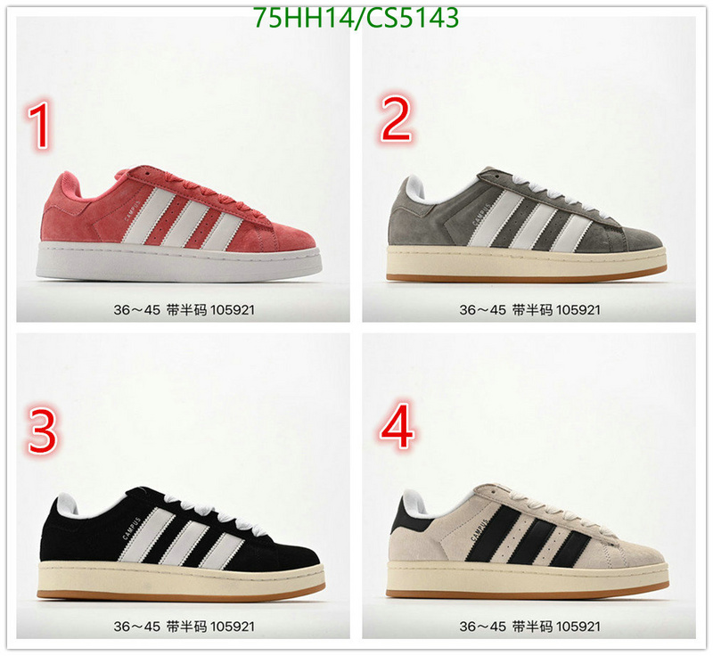 YUPOO-Adidas men's and women's Fashion shoes Code: CS5143