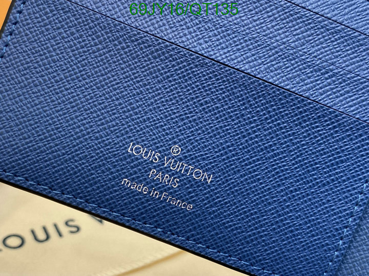 5A quality leather replica LV wallet Code: QT135