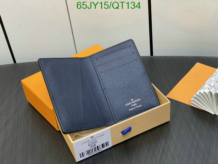 5A quality leather replica LV wallet Code: QT134