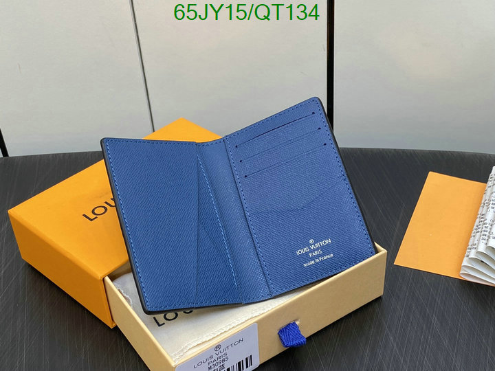 5A quality leather replica LV wallet Code: QT134