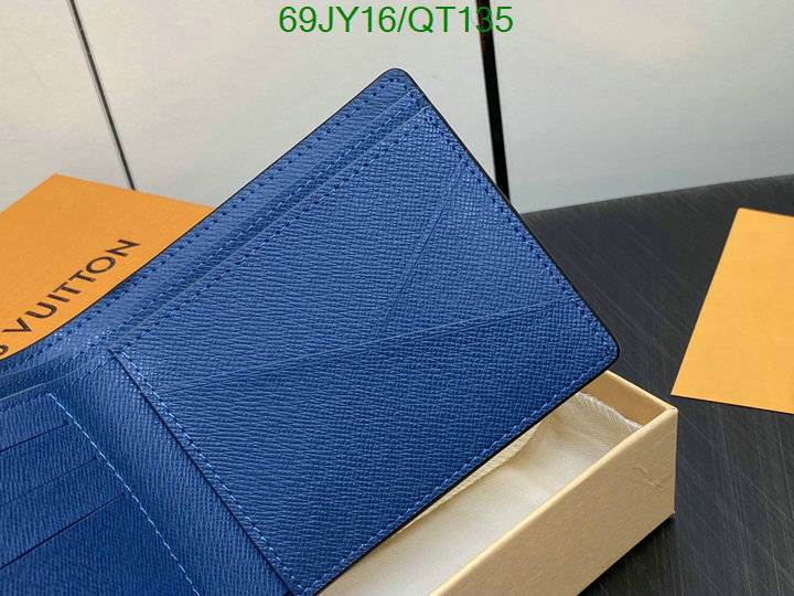 5A quality leather replica LV wallet Code: QT135