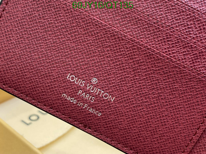 5A quality leather replica LV wallet Code: QT135