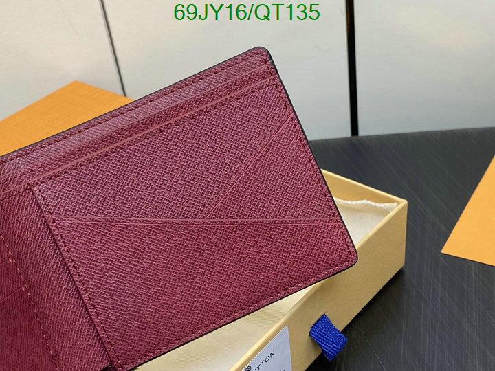 5A quality leather replica LV wallet Code: QT135