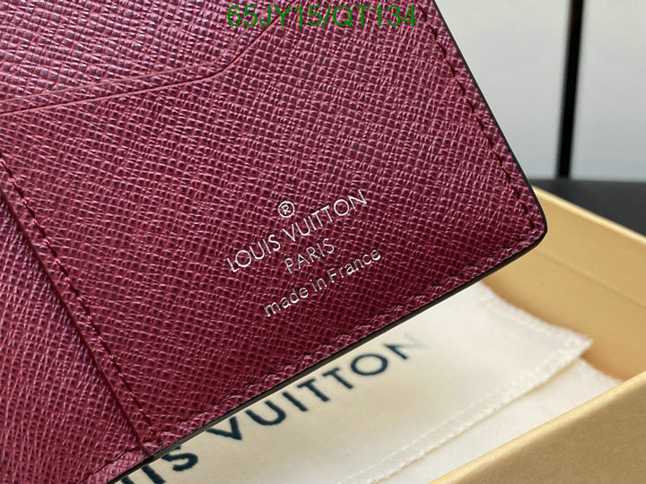 5A quality leather replica LV wallet Code: QT134