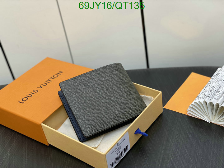 5A quality leather replica LV wallet Code: QT135