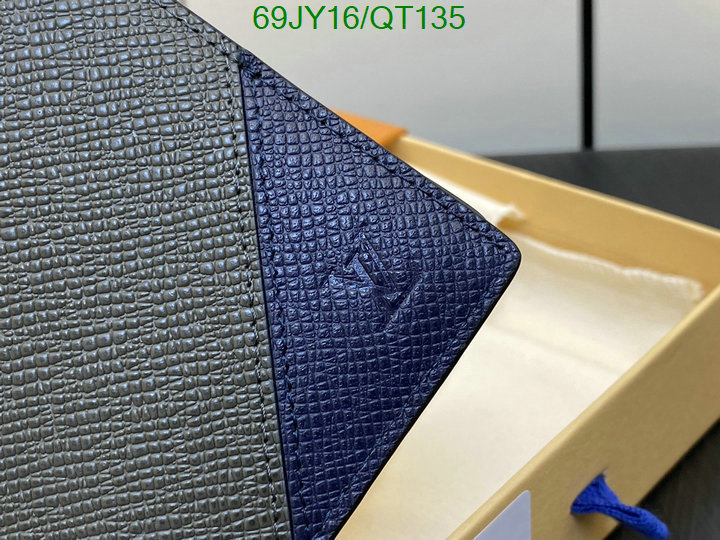 5A quality leather replica LV wallet Code: QT135