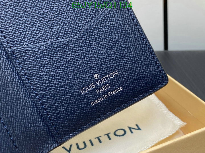 5A quality leather replica LV wallet Code: QT134