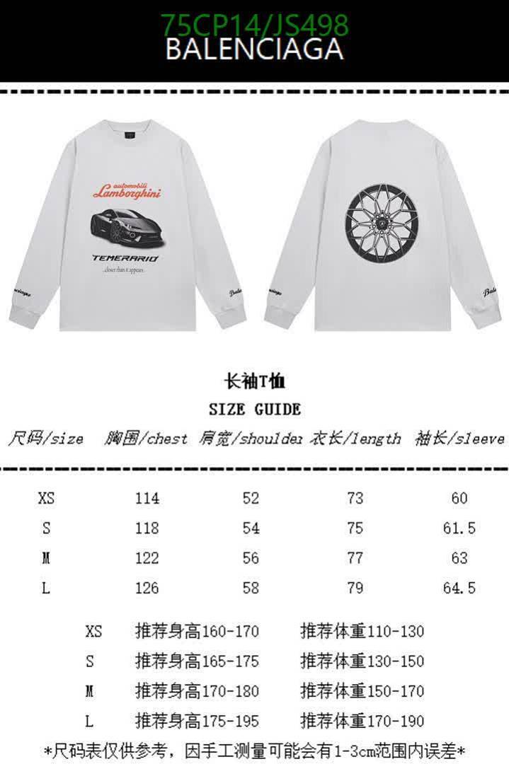 YUPOO-Balenciaga Exclusive Cheap clothing Code: JS498