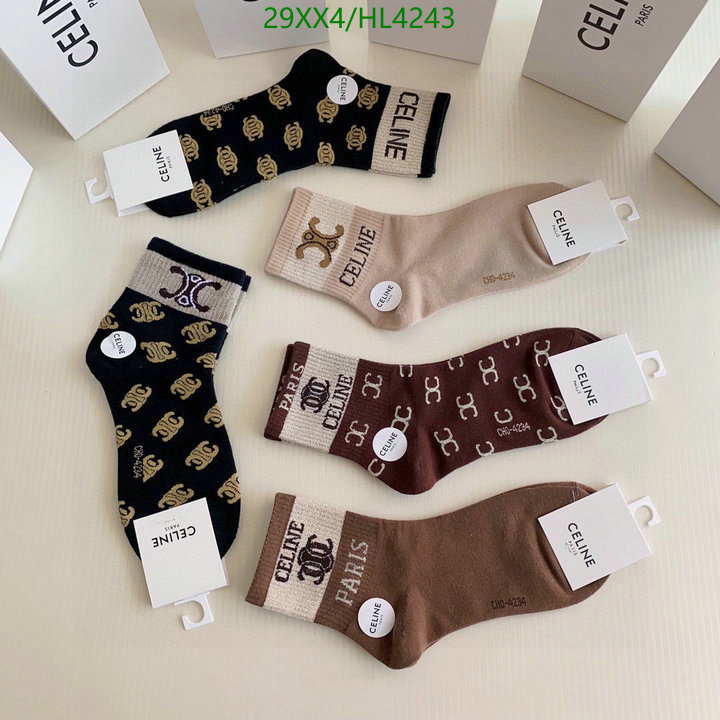 Sock-CELINE, Code: HL4243,$: 29USD