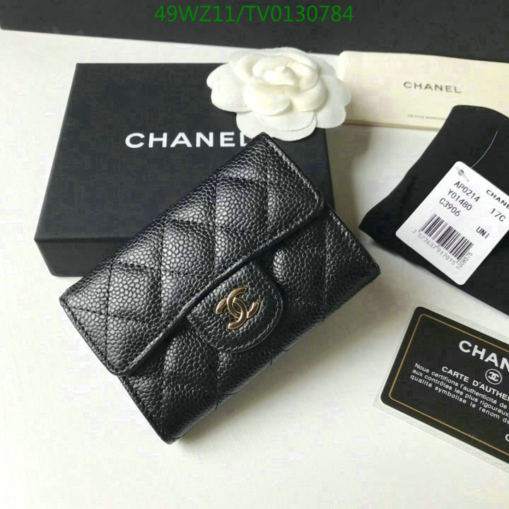 Chanel Bags ( 4A )-Wallet-,Code: TV0130784,$: 49USD