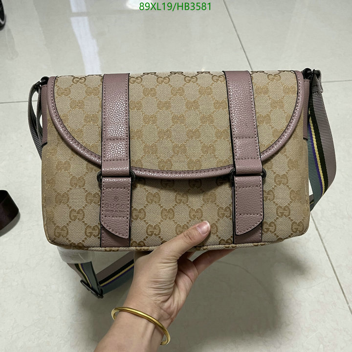 Gucci Bag-(4A)-Diagonal-,Code: HB3581,$: 89USD