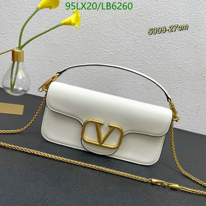 Valentino Bag-(4A)-LOC-V Logo ,Code: LB6260,$: 95USD