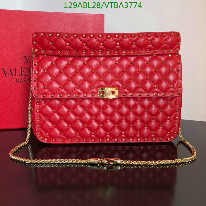 Valentino Bag-(4A)-Rockstud Spike-,Code: VTBA3774,$: 129USD