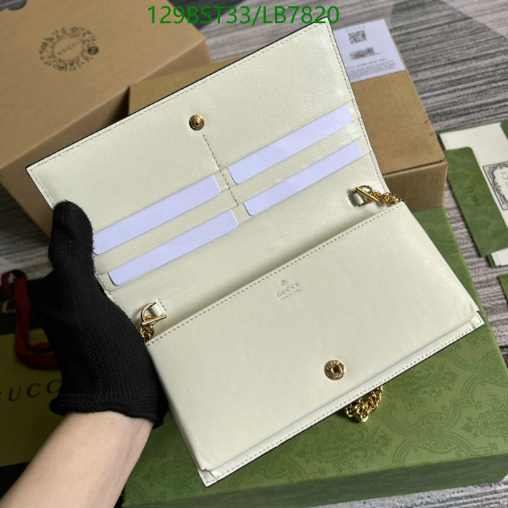 Gucci Bag-(Mirror)-Horsebit-,Code: LB7820,$: 129USD