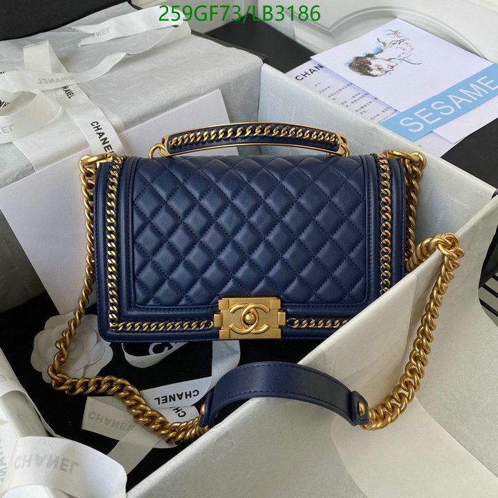 Chanel Bags -(Mirror)-Le Boy,Code: LB3186,$: 259USD