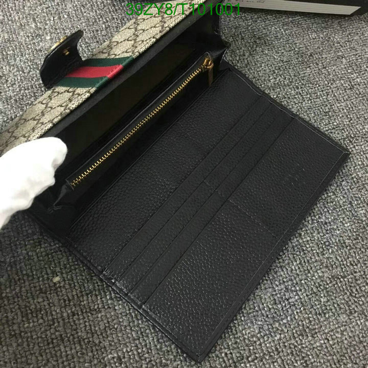 Gucci Bag-(4A)-Wallet-,Code: T101001,$:39USD