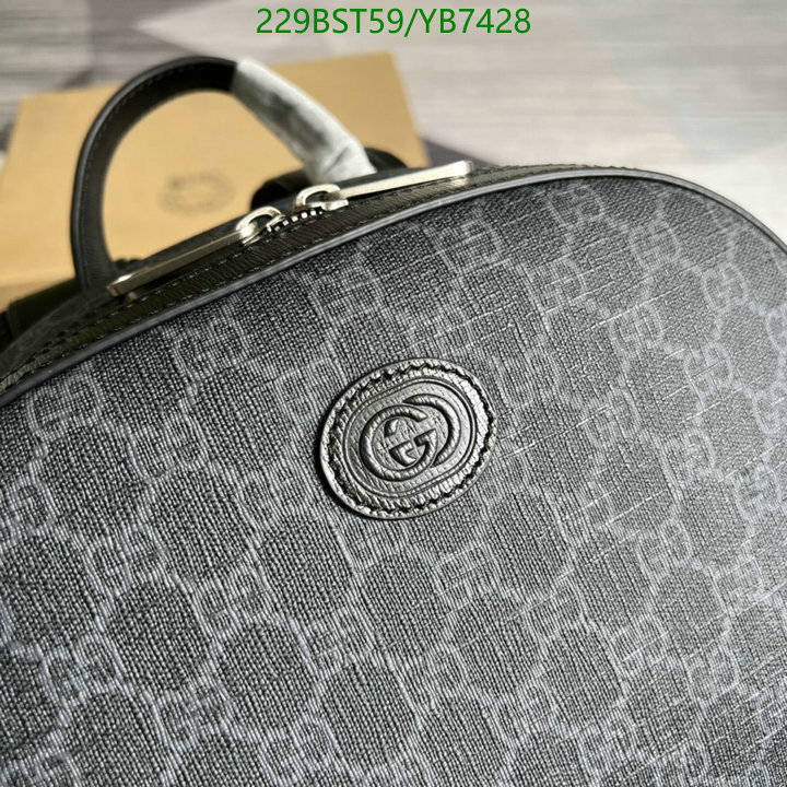 Gucci Bag-(Mirror)-Backpack-,Code: YB7428,$: 229USD