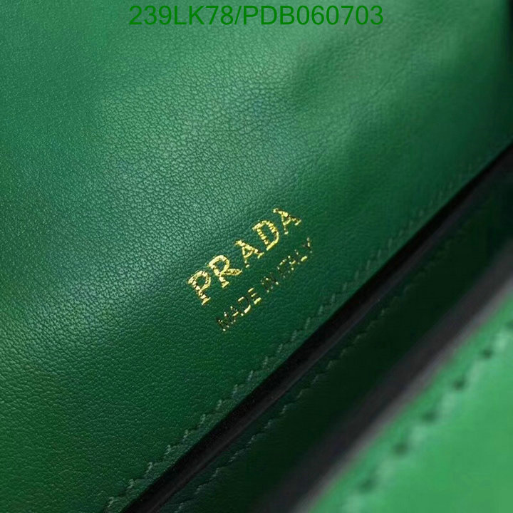 Prada Bag-(Mirror)-Diagonal-,Code: PDB060703,$: 239USD