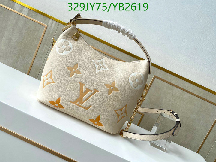 LV Bags-(Mirror)-Handbag-,Code: YB2619,$: 329USD