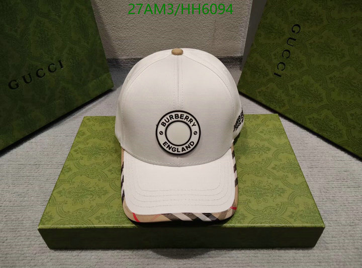 Cap -(Hat)-Burberry, Code: HH6094,$: 27USD