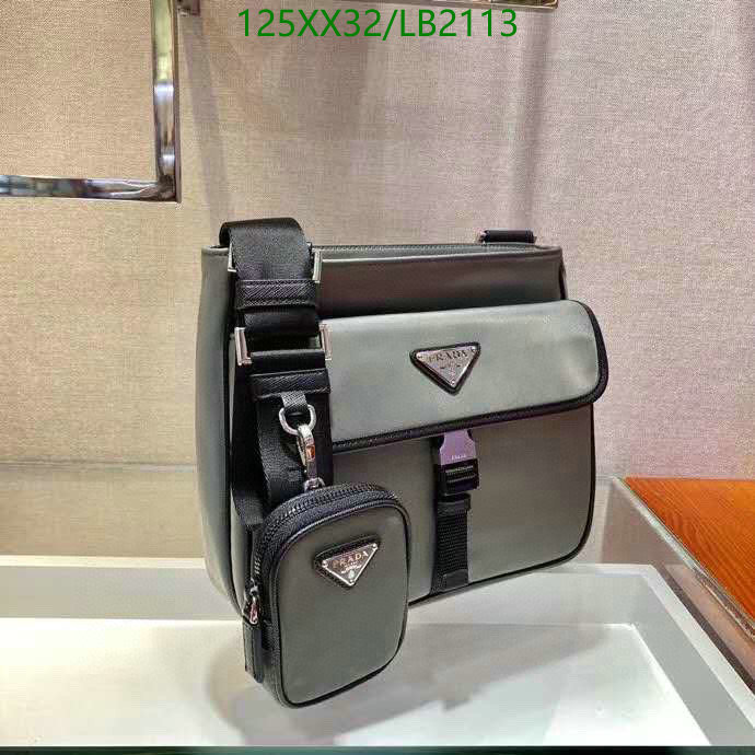 Prada Bag-(Mirror)-Diagonal-,Code: LB2113,$: 125USD