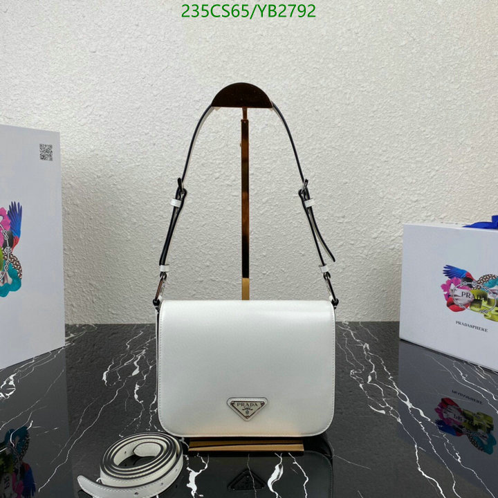 Prada Bag-(Mirror)-Diagonal-,Code: YB2792,$: 235USD