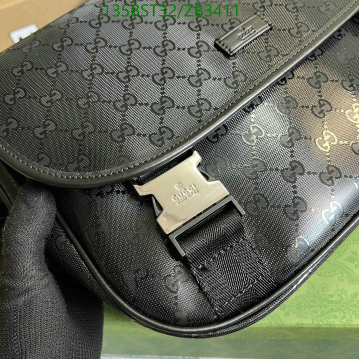 Gucci Bag-(Mirror)-Diagonal-,Code: ZB3411,$: 135USD
