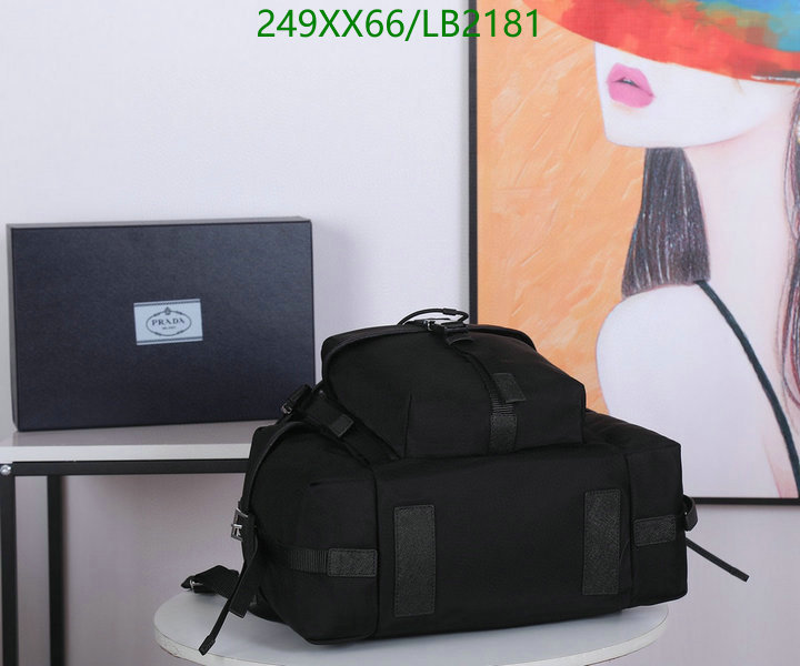 Prada Bag-(Mirror)-Backpack-,Code: LB2181,$: 249USD