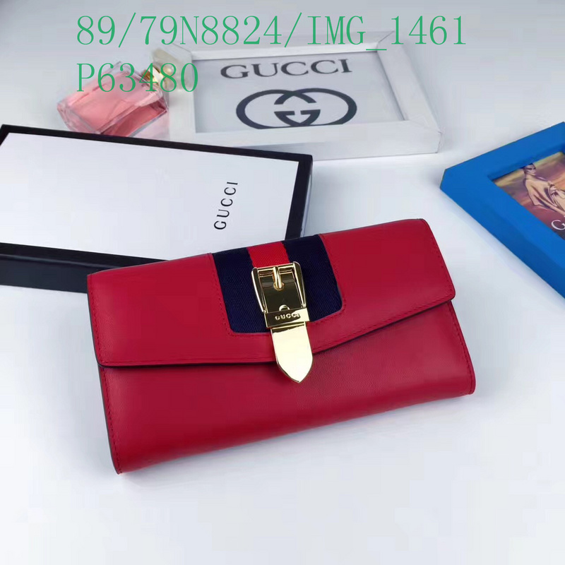 Gucci Bag-(Mirror)-Wallet-,Code: GGB112802,$: 89USD