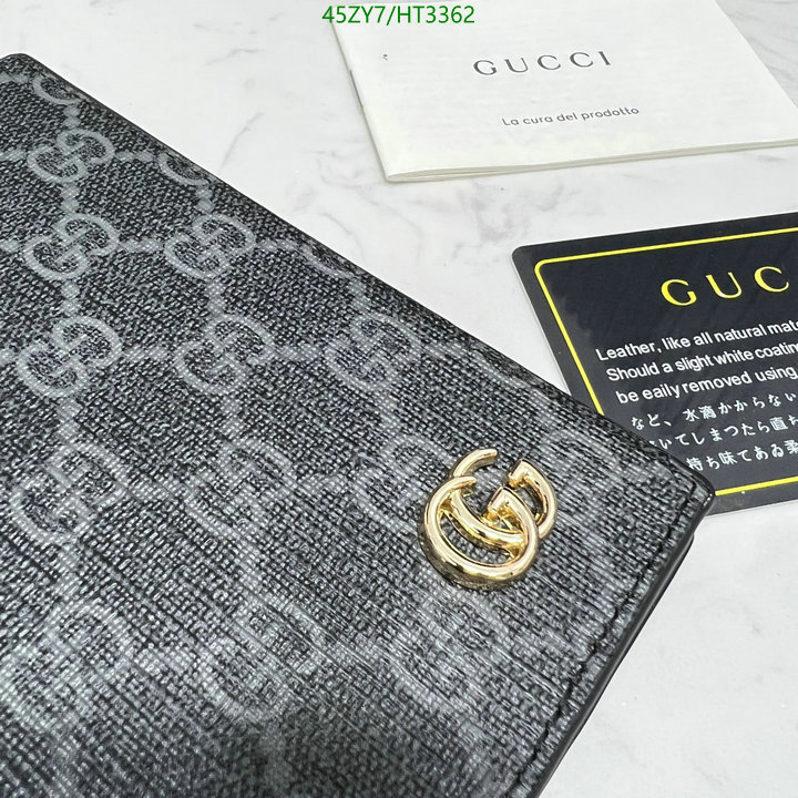 Gucci Bag-(4A)-Wallet-,Code: HT3362,$: 45USD