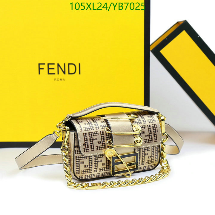 Fendi Bag-(4A)-Baguette-,Code: YB7025,$: 105USD