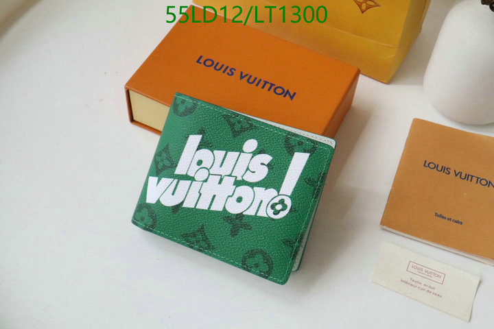 LV Bags-(Mirror)-Wallet-,Code: LT1300,$: 55USD